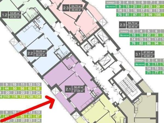 Продаж 2-кімнатної квартирї  ЖК Family friends вулНовопольова 2 Киев