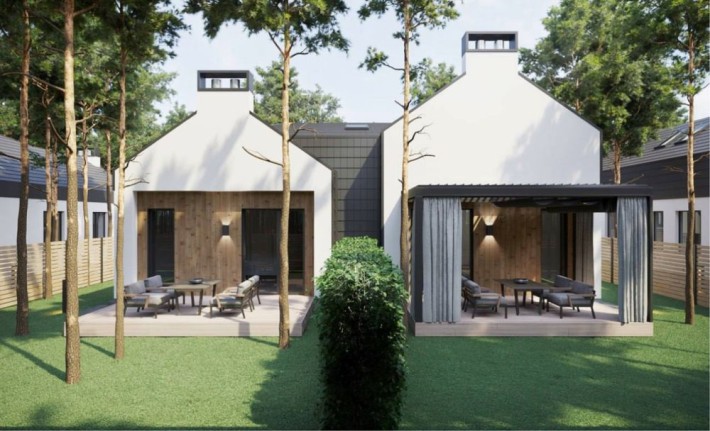 Дуплекс Лісова Буча — 145 м², 3 кімнати, 2,7 сотки. Держпрограми! - фото 1