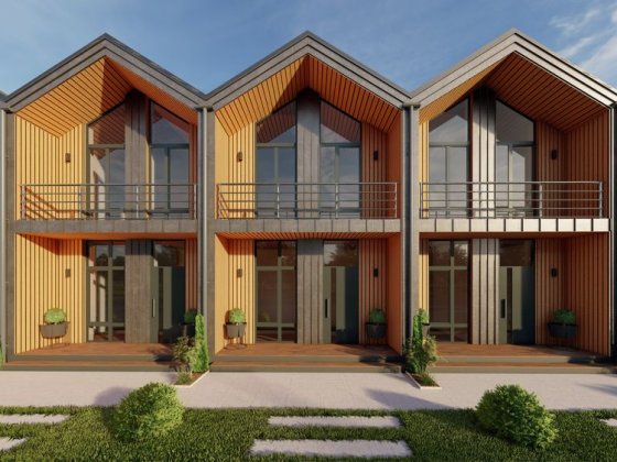 Таунхаус 81.52 м2 розтермінування 48 місяців Бровары