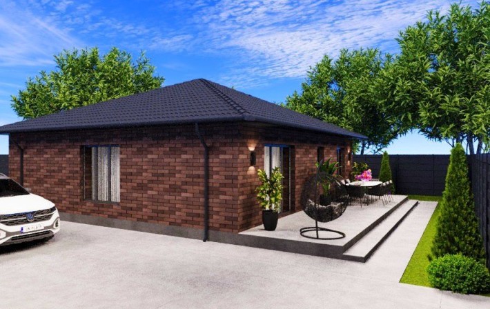 Новий будинок площею 80 кв метрів - фото 1