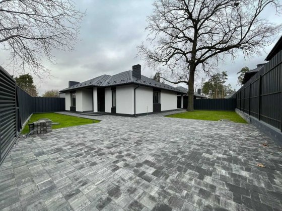 Будинок 120 м² з критою терасою і ділянкою 5 соток | Газ | 15 кВт | Буча