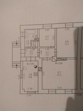 Продаётся 1/2 будинку. - фото 1