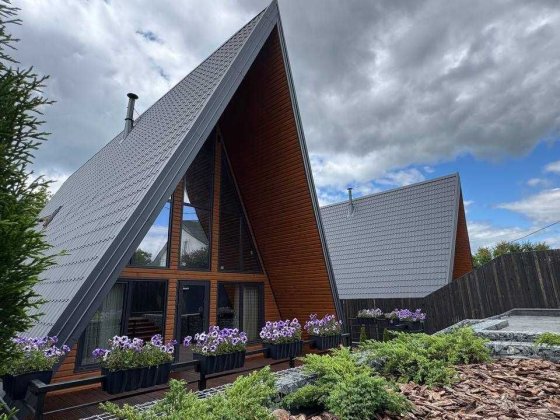 Будинок A-frame з ділянкою, терасами та ремонтом — без комісії Буча