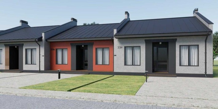 Нові котеджі в районі Льонокомбінату. Три спальні та кухня-вітальня - фото 1