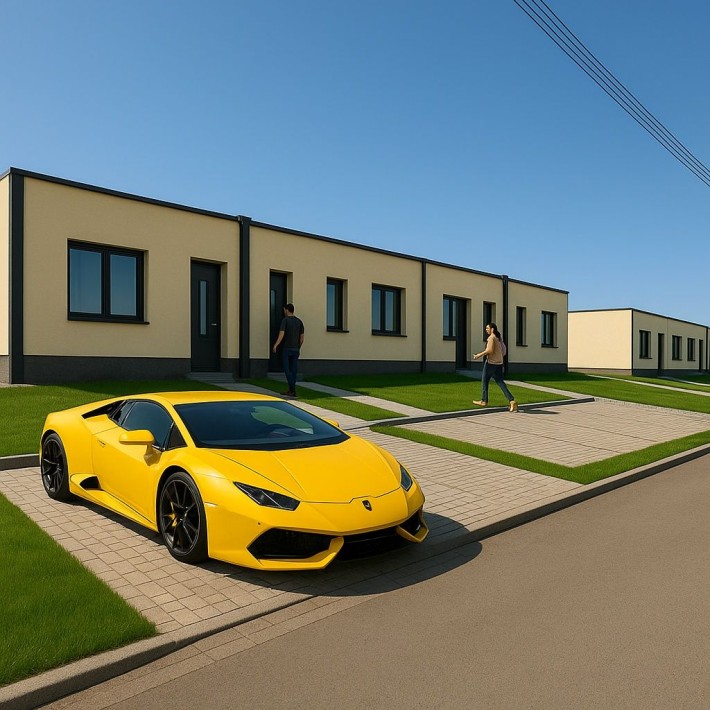 Одноповерховий Таунхаус з парко місцем та терасою - фото 1