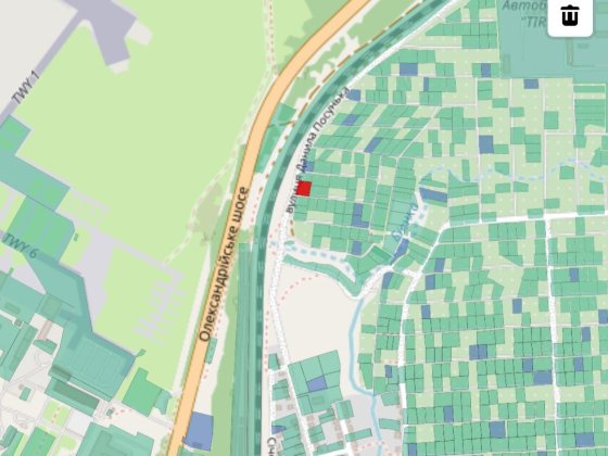 Дача Пісецького. Земельна ділянка Кропивницкий