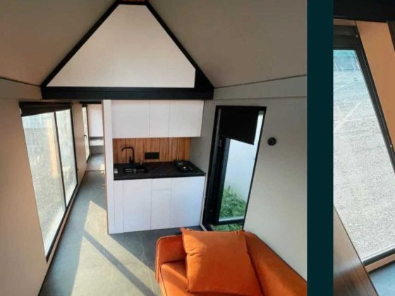 Продам унікальний майже двоповерховий Модульний будинок на колесах Софиевская Борщаговка