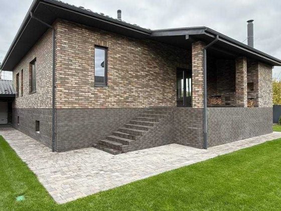 Будинок 128 м² з підвалом і терасою — готовий під чистове. Газ! Гараж Петропавловская Борщаговка