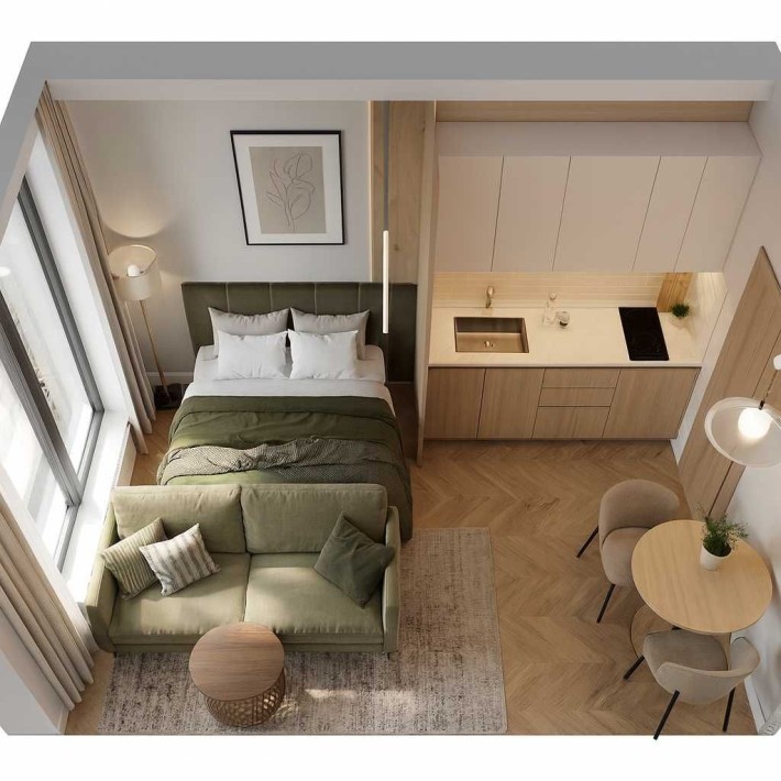 Квартира біля хвойного лісу за 16050 дол.США, поруч метро Лісова - фото 1