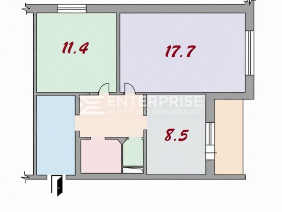 Продаж 2х кімнатної квартири, м. Оболонь, Київ