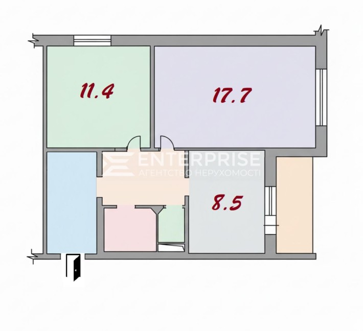Продаж 2х кімнатної квартири, м. Оболонь, - фото 1