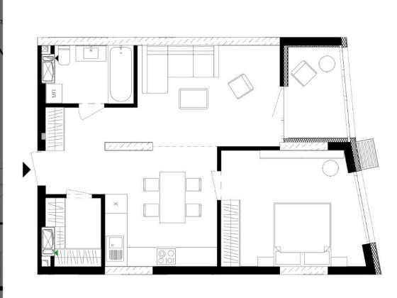 Без % Продаж 1-кімнатної квартири в ЖК “Русанівська гавань” Київ