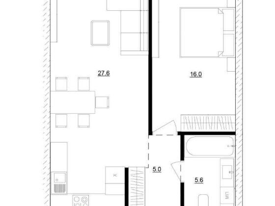 Будинок 13-17 Планування 3-1Б 54 кв Без% ЖК Русанівська гавань Торг Київ