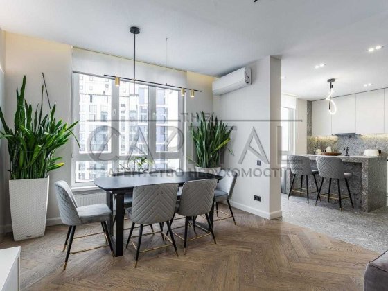 Центр. ЖК Новопечерська вежа. Квартири з ремонтом 87м2 Киев