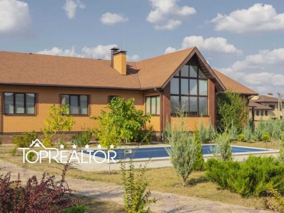 Продам сучасний 1-поверх. будинок з басейном в селищі Елітне (Элитное) Харків