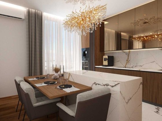 3к 90м ЖК Голосіївський дизайнерський ремонт Васильківська стильна Киев