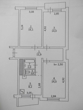 Без % власну 3к квартиру В Івасюка 53 Оболонь 68.6 м2 євроремонт торг - фото 1
