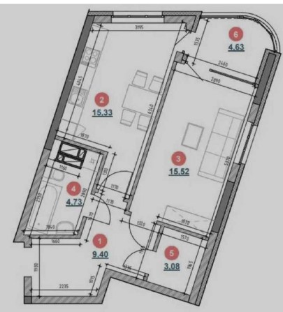 Євро двушка 54м. Вид на Дніпро в ЖК Берег Дніпра. Генератор є. - фото 1