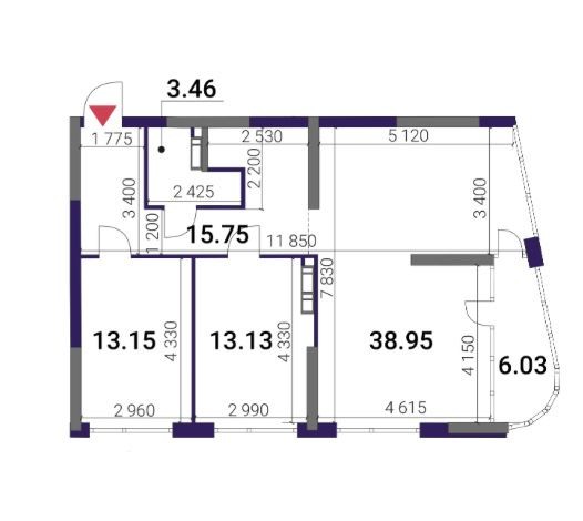 Видова трехкімнатна квартира ЖК Грейт/Great Дарницький Дніпровська наб - фото 1
