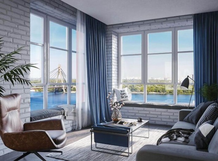 ДОК32, 2к квартира з видом на Дніпро - фото 1