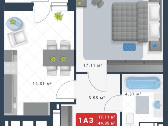 Продаж 1-к ЖК Причал 8 вул Канальна Осокорки зданий будинок генератор Київ