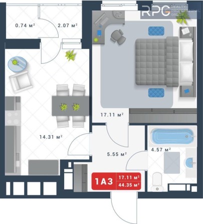 Продаж 1-к ЖК Причал 8 вул Канальна Осокорки зданий будинок генератор - фото 1