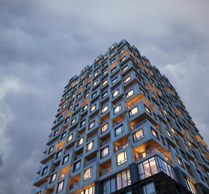 Панорамна 2-кімнатна квартира 51,6 м² ЖК KUB 29 - фото 1