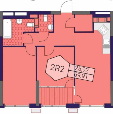 Продам 2-кім квартиру 70м2 ЖК Great Грейт 2R2 Дарниця Осокорки Позняки - фото 1