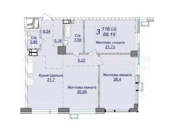 3-к квартира 118 м2, ЖК Новопечерські Липки, Драгомірова Київ