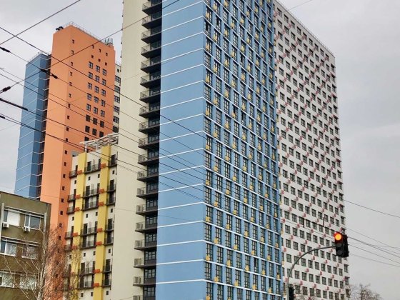 Видовая квартира 1 комната ЖК Twin House 21 этаж Киев