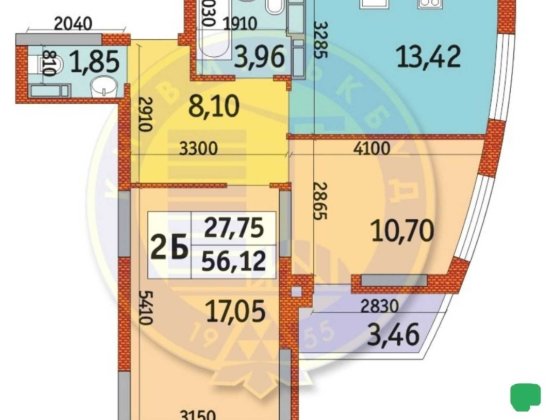 2к квартира вул. Миколи Кибальчича, 2, Частковий ремонт Киев