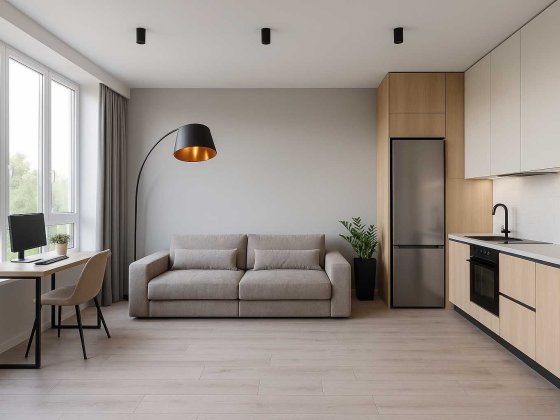 Квартира з власною земельною ділянкою 19,5 м2 Биківня