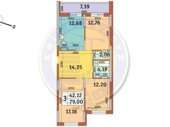 3к 79,5м2, вул. Каховська, 62А Микільсько-Слобідська метро Лівобережна Киев