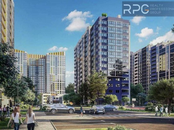 Продаж 1-к квартири в ЖК "Чарівне місто", 43 м², вул. Бориспільська Киев