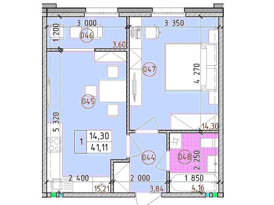 1К/БЕЗ КОМІСІЇ/ЗДАНИЙ б.к./СУПЕРЦІНА/ЖК Нова Англія/Новая Англия Київ