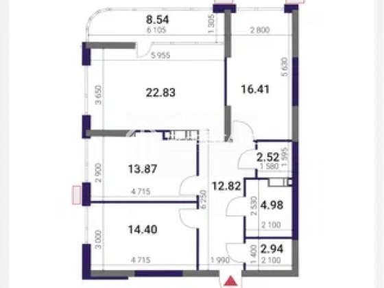 3-к квартира в ЖК “Great”, найкраща ціна!Осокорки Киев