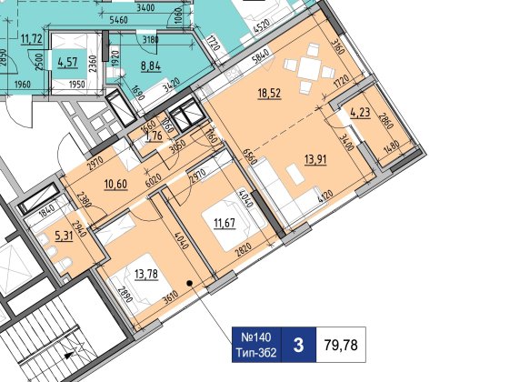 Актуально 1500$/м2 79м2 Розтермінування Nordica, Новопечерські Липки Киев