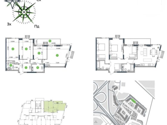 Трикімнатна квартира в ЖК Метрополіс 93м2 Київ