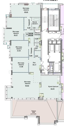 Продад квартири с терасою в один рівень 255м2 Новопечерські Липки - фото 1