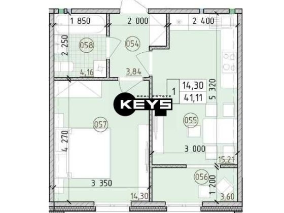 Продається 1к. квартира, 41 м2, Будинок Престон ЖК Нова Англія Київ