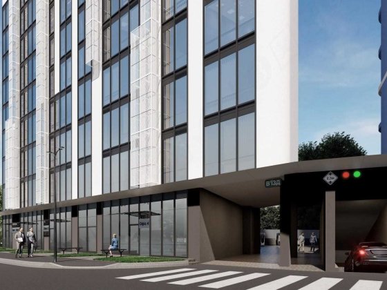 1-кімнатна 40 м² з видом на Дніпро — ЖК Канкріт, Київ