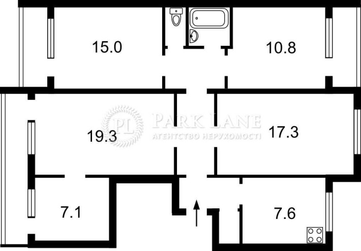 5к 100м2 Харківське шосе 174а метро Харківська Вирлиця Бориспільська - фото 1