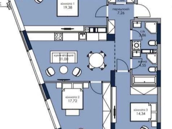 Власник Продаж 3-кімнатної квартири в ЖК Новий Автограф Київ