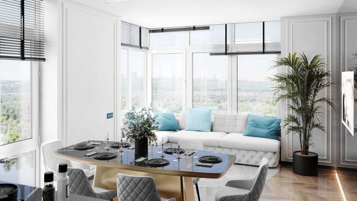 Продаж видової квартири 70 м.кв. Русанівська Гавань - фото 1