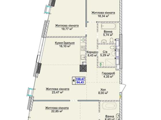 Від ЗАБУДОВНИКА!!! 151м2, Новопечерські Липки, Верхогляда 19, Печерськ Киев