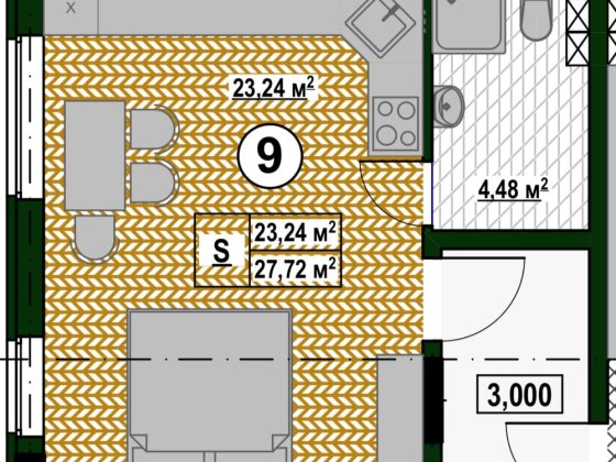 Продаж квартири в лісі Деснянського району Києва. Киев