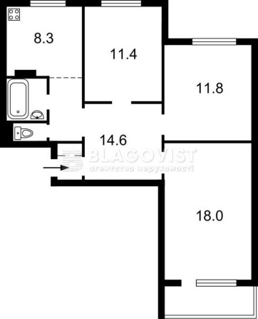 Продаж 3к Героїв Маріуполя (Якубовського) 7 м.Іподром ТРЦ Республіка - фото 1