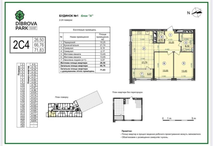 БЕЗ% Актуальна 72м2 ЖК Діброва Парк Dibrova park Некрасова Варшавський - фото 1