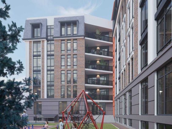 Двокімнатна квартира 59м2 з великим двориком в ЖК Liverpool House