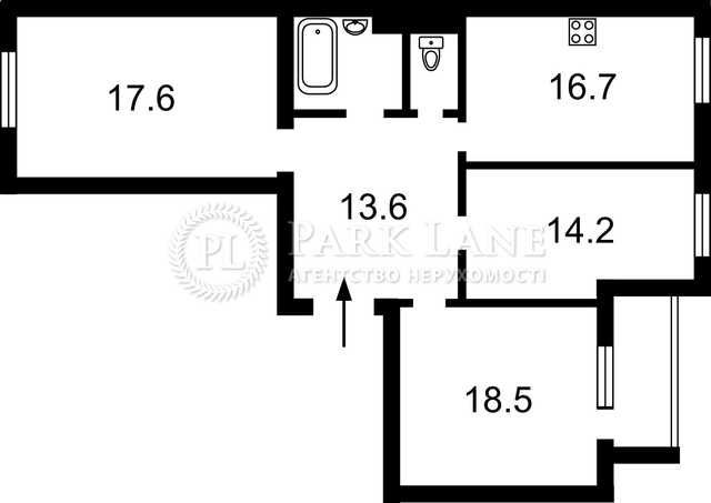 Продам 3-к ЖК Козацкий ул.Гарматная Вацлава Гавела Любомира Гузара - фото 1